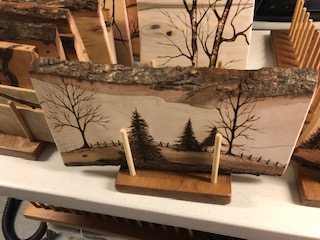 Decorated Live Edge Cuttin Boards 3